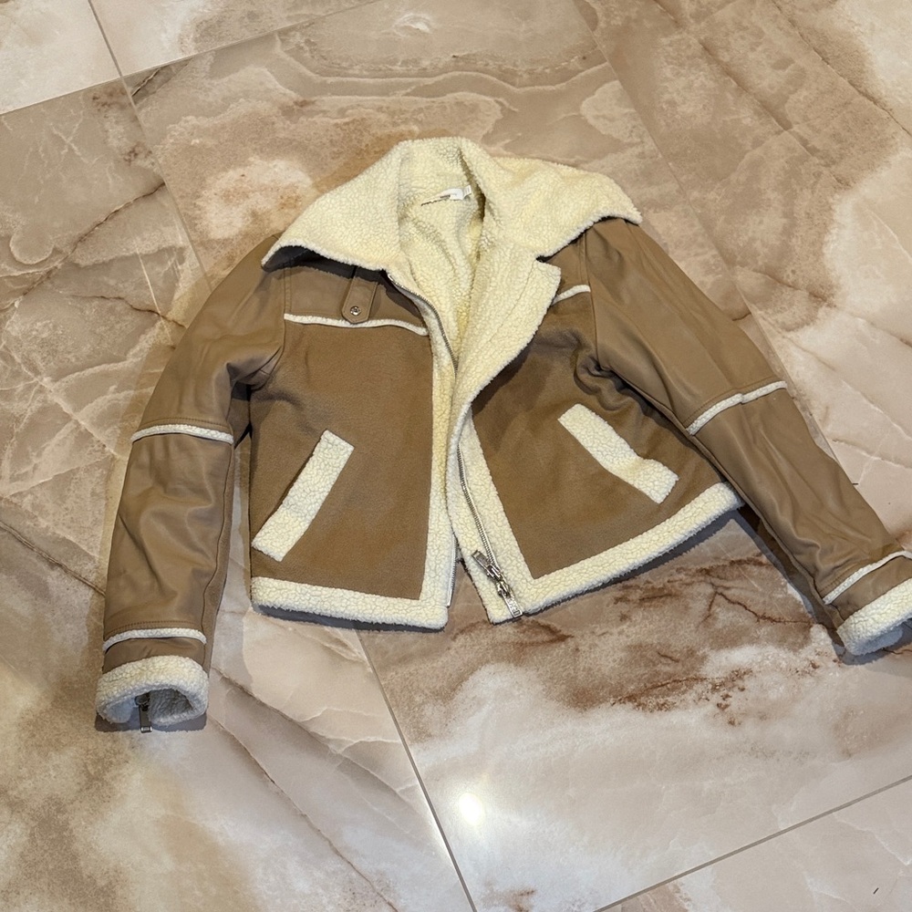 Jonathan Simkhai Cream Textured Jacket